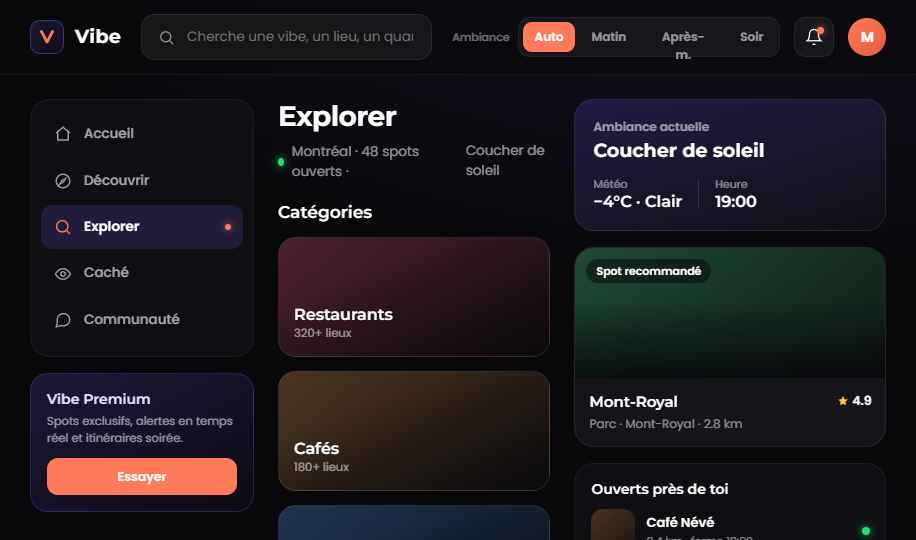 Explorer — version web / bureau